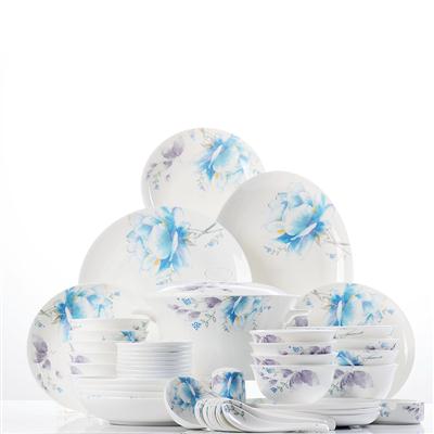 看肏逼视频48头聆听花开骨瓷礼品餐具套装